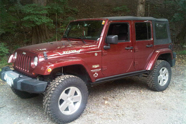 Levelled-up Jeep